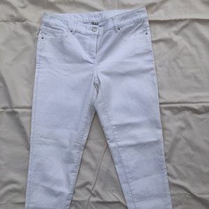White Cache Pants. Printed pattern 8 medium large